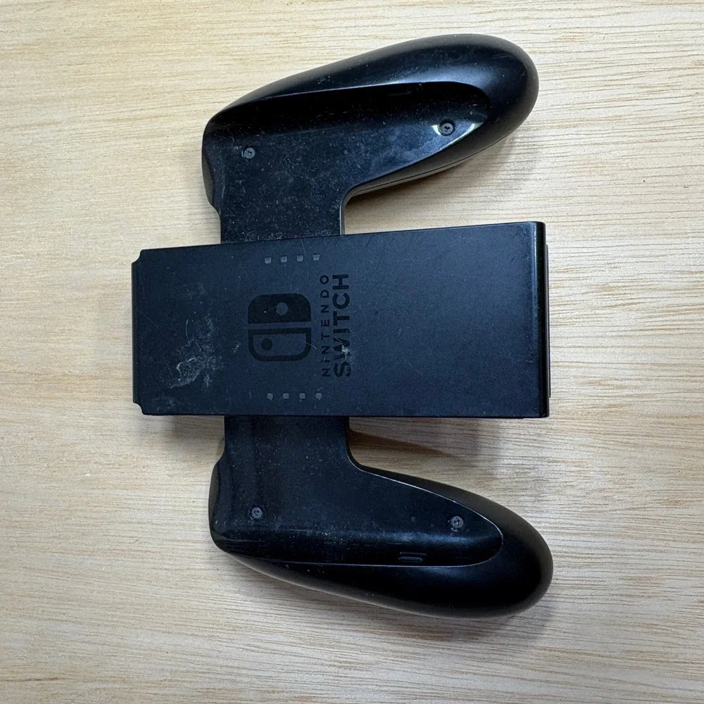 Nintendo Switch Joy-Con Grip Controller Mount Black Official OEM Accessory